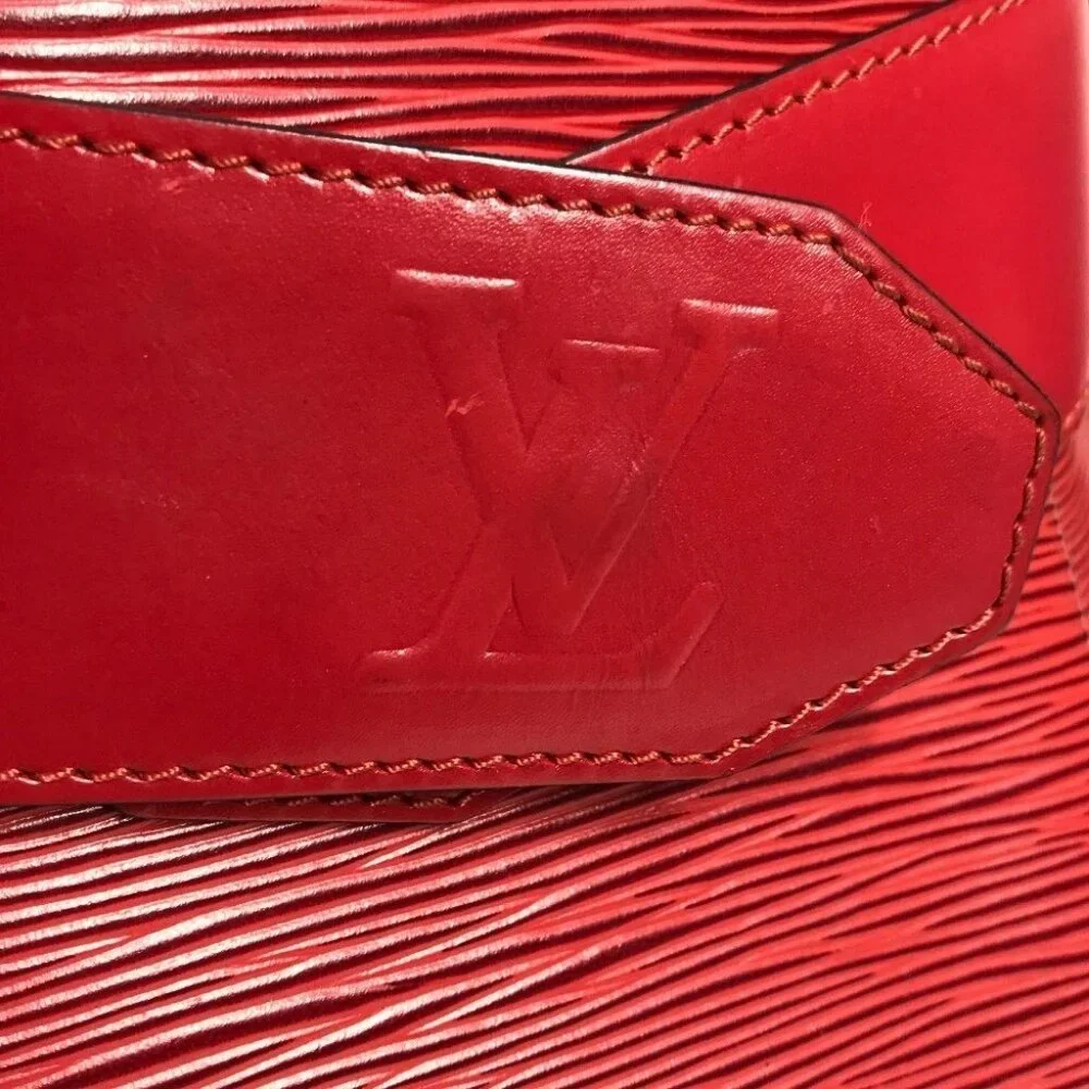 LOUIS VUITTON Epi SAC DePaul PM Shoulder Bag Epi Leather Castilian Red - Picture 14 of 14